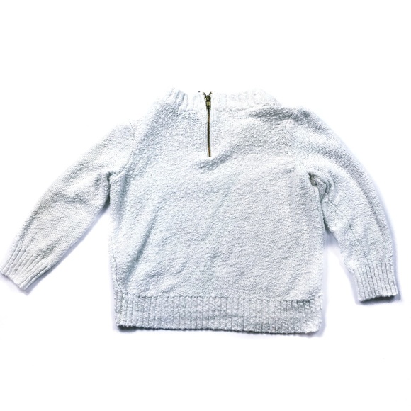 H & M ~ Cropped Sweater ~ 1/3 zippered back - Picture 3 of 6